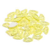 Electric Neon Light Topaz Galactic Shape High Quality Glass Sew-on Rhinestones WholesaleRhinestone